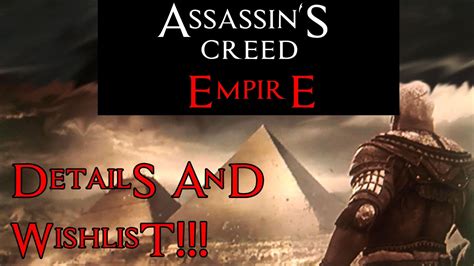 Assassins Creed Empire 2017 Details And Wishlist Ps4xb1pc