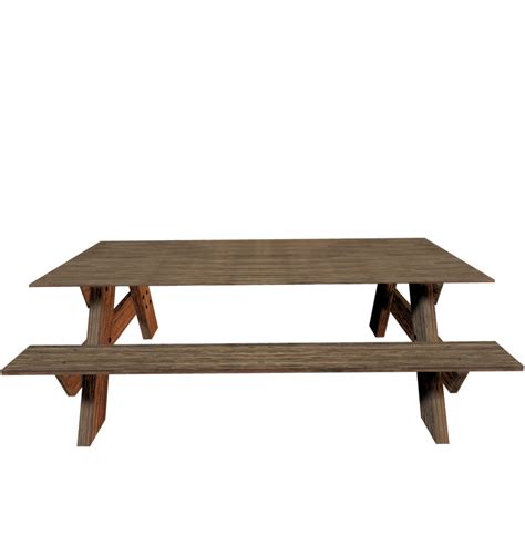 Transparent Background Picnic Table Png