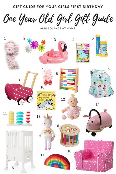 One Year Old Girl T Guide One Year Old T Ideas Babys First