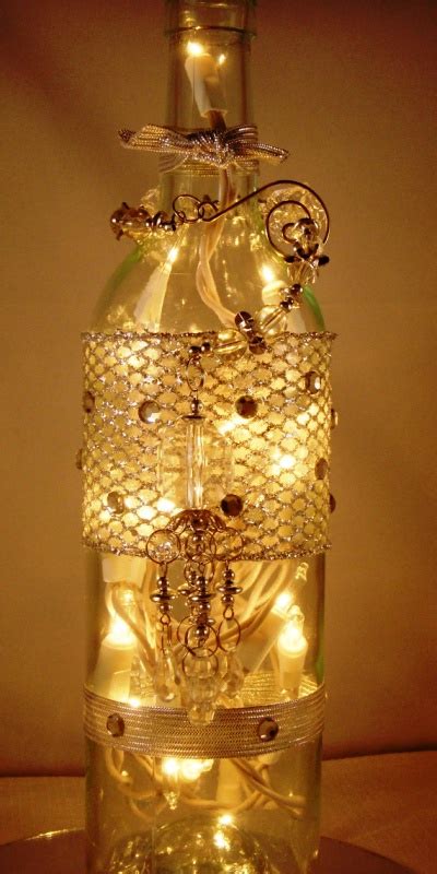 50+ bottle decoration ideas | bottle decoration with jute rope,clay,. 30 Christmas Lights Decorations With Glass Bottles ...