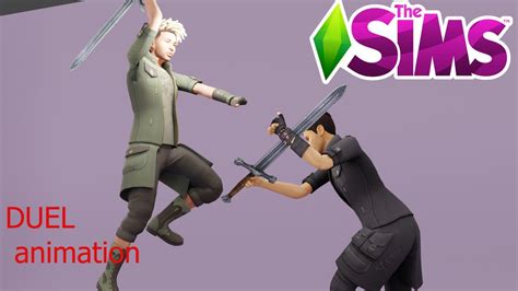 Sims4 Duel Fight Scene Animation Dl Shorts Anime Youtube