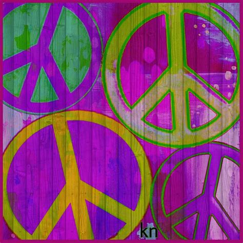 Peace Sign Collage Peace Sign Art By Kathy Nail 81317 Cpurples
