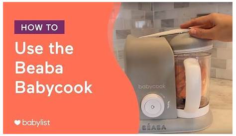 How to use the Beaba Babycook - Babylist - YouTube