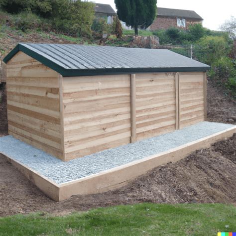 How To Build A Shed Base On Uneven Ground Wood Create