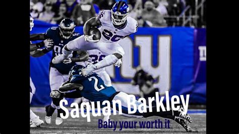 Saquon Barkley—baby Your Worth It— Nfl Highlights Youtube