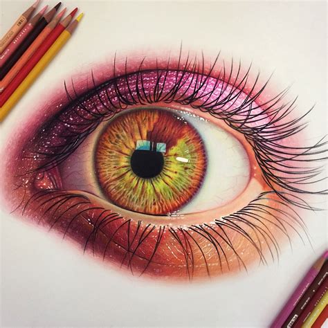 Morgan Davidson Illustration Realistic Pencil Drawings Eye Art