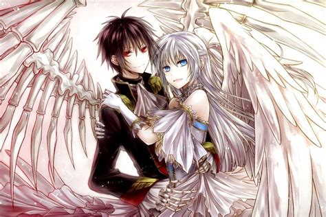 anime angel and demon love anime angels pinterest angels and demons love and anime