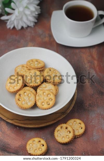 Biskuit Selai Kacang Biscuits Peanut Butter Stock Photo 1791200324