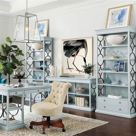 Alden Low Bookcase Ballard Designs Home Office Furniture Low