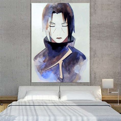 A bitmap or a view — to hold the pixels. Naruto Anime Uchiha Itachi Painting Portrait 1pc Wall Art - Saiyan Stuff