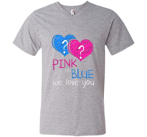 pink or blue we love you gender reveal t shirt gender reveal shirts valentine t shirts