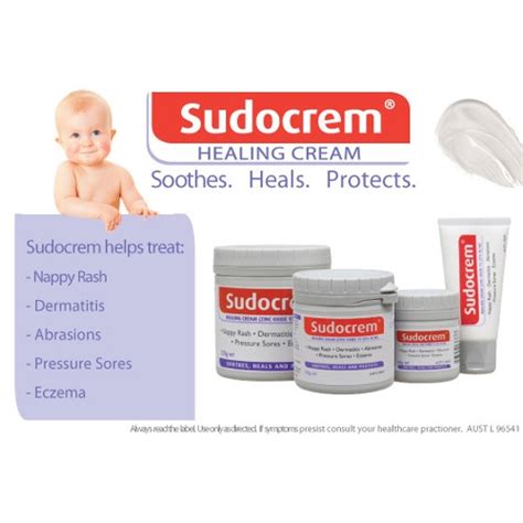 Sudocrem Antiseptic Healing Cream 125 G Nappy Rash Eczema Wounds