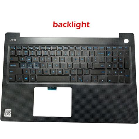 New Original Laptop Palmrest Upper Case Us Backlit Keyboard For Dell G3