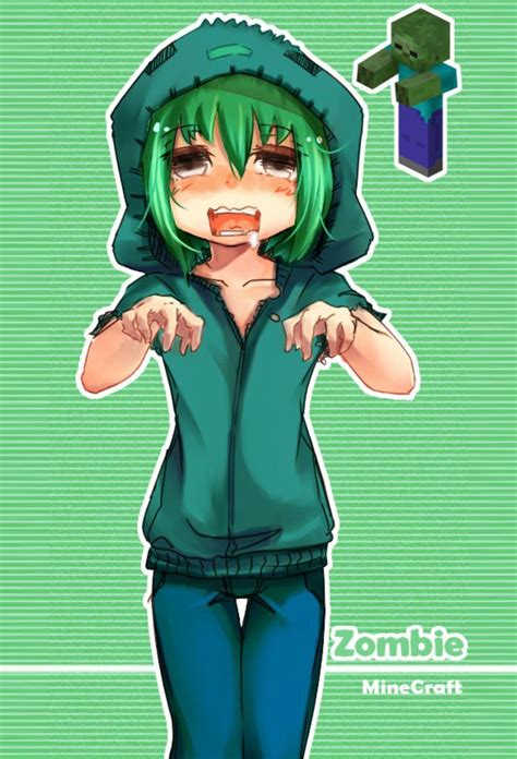 Yaebi The Zombie By Patrickwright Minecraft Anime Girls Minecraft Mobs Minecraft Characters