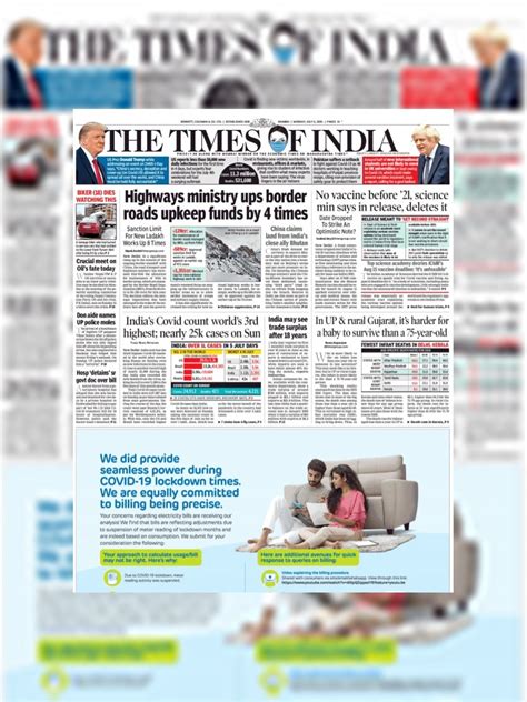 [PDF] Times of India Newspaper (6 July 2020) PDF Download - InstaPDF