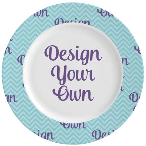 Design Your Own Ceramic Dinner Plates Set Of 4 Youcustomizeit