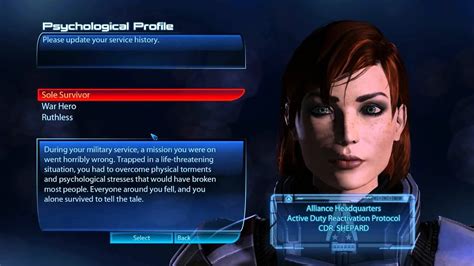 Mass Effect 3 Part 1 Character Creation Youtube