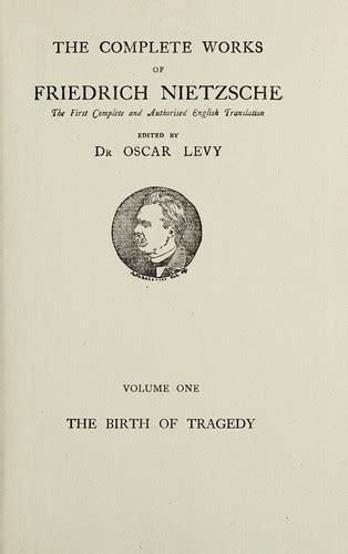 The Birth Of Tragedy Open Library