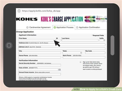 If you prefer to apply online at home, you can do that as well. How to Apply for a Kohl's Credit Card: 10 Steps (with Pictures)