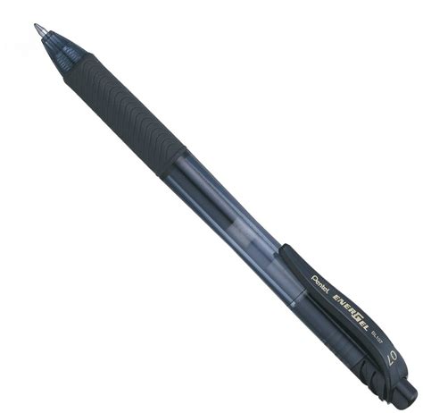 Pentel Energel X Gel Retractable Black Pens Bl107 A Pack Of 12