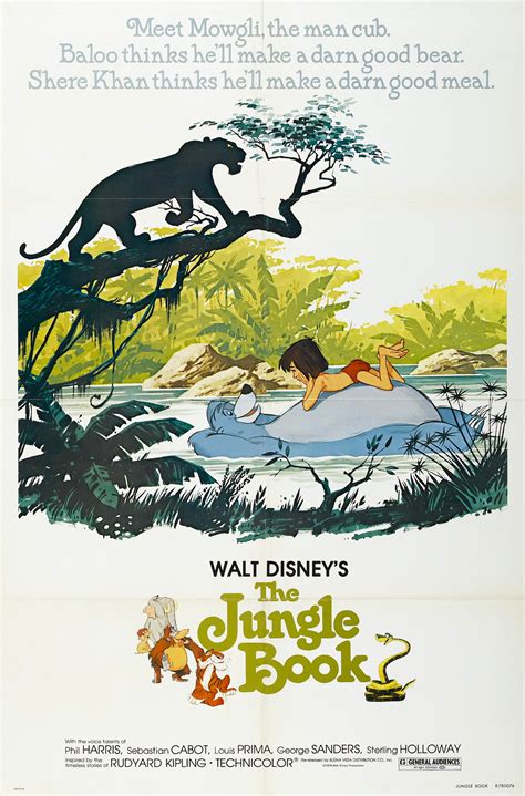 Image The Jungle Book 1967 Poster 01 Disney Wiki Fandom