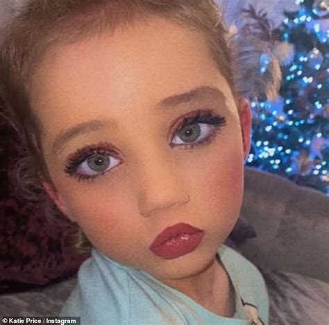 Katie Price Divides Fans As She Shares Snap Of Daughter Bunny Six Wearing Make Up