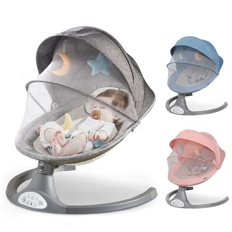 Kimbosmart Baby Swing Bouncer Chair Infant Swing Electric Remote