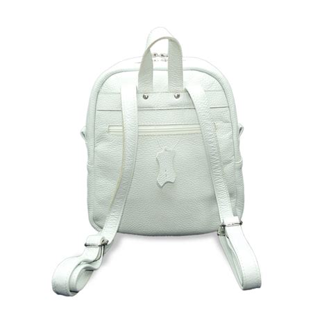 White Leather Backpack Small Purse Backpack Women Designer Bag Etsy