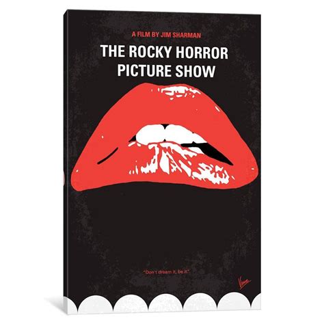 Icanvas The Rocky Horror Picture Show Minimal Movie Poster By