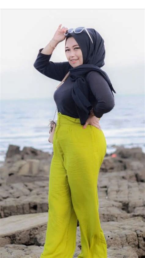 Girl Body Hijab Fashion Lady Model Pants Quick Style Trouser Pants