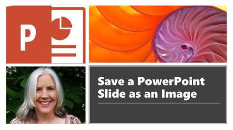 How To Save Powerpoint Slide As Image Make Images In Powerpoint Youtube