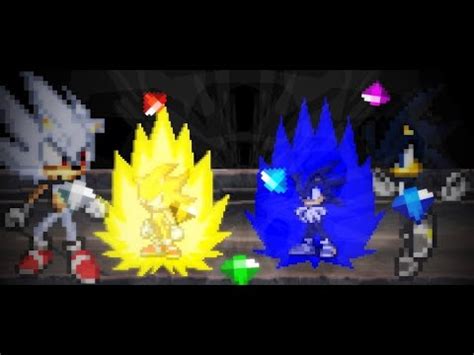 Hyper Sonic Vs Seelkadoom Sprite Animation Sonic Rpg Especial