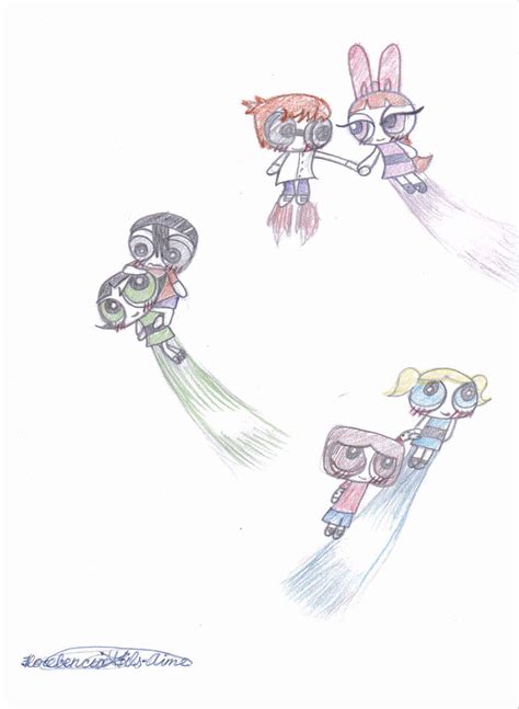 Fav Crossover Couples Powerpuff Form By Gowiththeflo123 On Deviantart