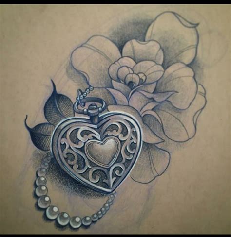 Pin By Gregory Tattooart On Tattz Items Heart Locket Tattoo Locket