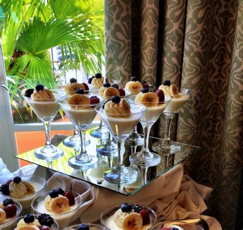 See more ideas about desserts in a glass, desserts, food. These desserts served in mini martini glasses were so beautiful. They were a take on Bananas ...