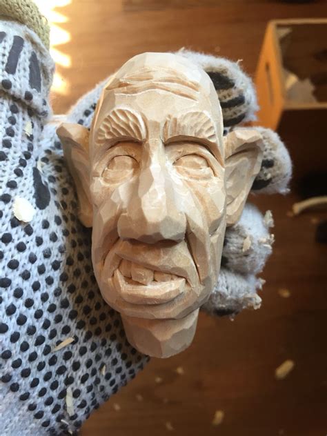 Caricature Carving Head By Shawn Passman Carving Wood Carving Faces