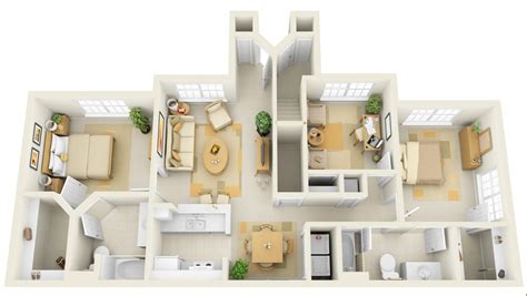 2021's best 3 bedroom floor plans & house plans. cheap 3 bedroom house plans | Interior Design Ideas.