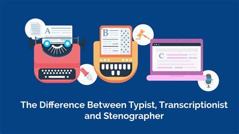 Typist Vs Transcriptionist Vs Stenographer Rev Blog