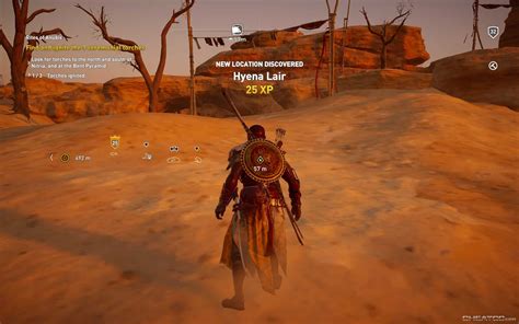 Assassin S Creed Origins Guide Walkthrough Hyena Lair Location