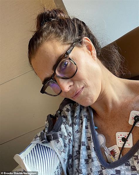 Brooke Shields Shares Snaps Of Herself In Hospital After Battling Broken Femur