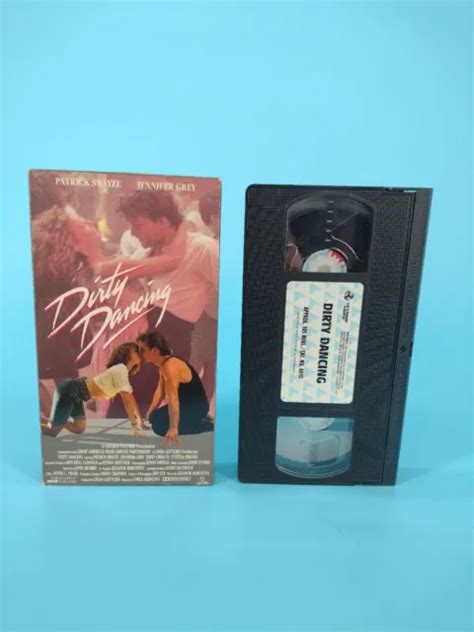 Dirty Dancing Vhs 1987 Patrick Swayze Jennifer Grey Video Tape 80s