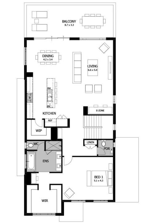 25 when once the master of the house has risen up and shut the door, and you begin to stand outside and knock at the door, saying, 'lord, lord, open for us,' and he will answer and say to you, 'i do not know. Image result for reverse living floor plans | Narrow house ...
