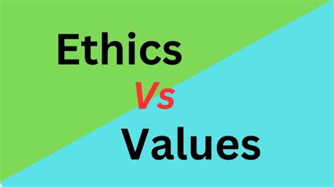 9 Huge Difference Between Ethics And Values With Table Core Differences