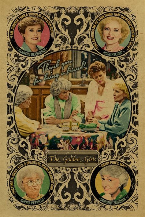 Golden Girls Blanche Rose Dorothy And Sophia X Kraft Etsy