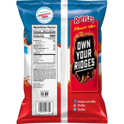 Ruffles® Flamin Hot Potato Chips 125 Oz Kroger