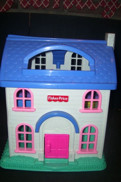 1996 Fisher Price Little People Dollhouse 2511 Fisher Price Doll House