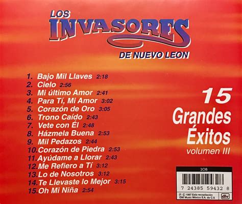 Álbumes 90 Foto Los Invasores De Nuevo León Exitos Alta Definición
