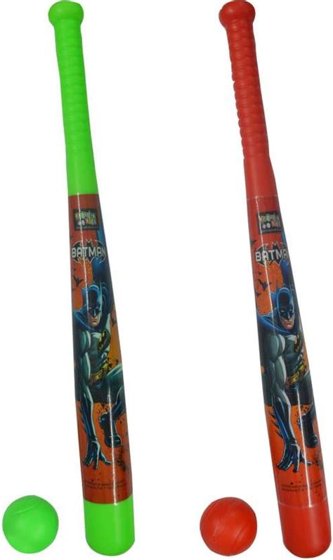 batman two 22 inches plastic baseball bats and balls set baseball bat price in india buy batman