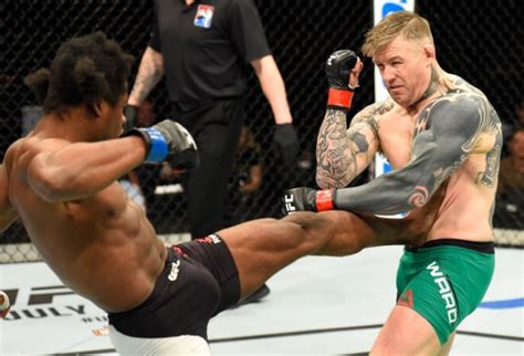 Ufc Results Charlie Ward Knocked Out By Hip Toss From Galore Bofando