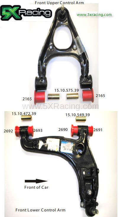 Energy Suspension Front Control Arm Bushing Set For 1990 1997 Mazda Miata